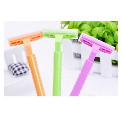 Alat Cukur Kumis dan Jenggot 2 Mata Pisau Cukuran Bulu Kemaluan Ketiak Rambut Kaki Manual Razor Double Blade Serbaguna