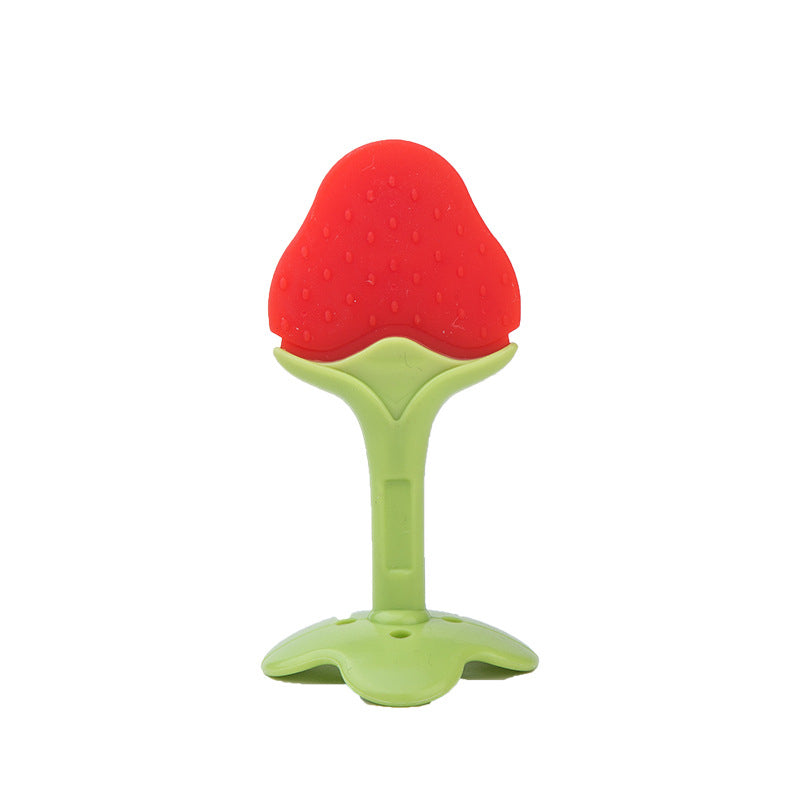 Teether Bayi Gigitan Bentuk Buah Bahan Silikon BPA FREE / Baby 3 Bulan Keatas 3m+ Fruit Mainan Pengunyah Penguatan Pertumbuhan Gigi Pijat Gusi Silicone Anak Balita Batita Melatih Genggam Persiapan Mpasi