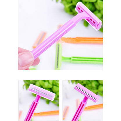 Alat Cukur Kumis dan Jenggot 2 Mata Pisau Cukuran Bulu Kemaluan Ketiak Rambut Kaki Manual Razor Double Blade Serbaguna