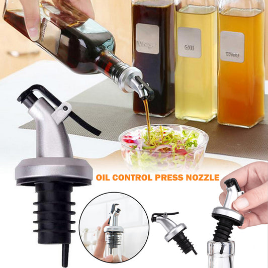 Tutup Botol - Stopper Multifungsi / Penutup Dispenser Penuang Minyak Goreng Sirup Kecap Saus Salad / Tutup Botol Kaca Plastik Jus Syrup Cuka Wine Stopper Bottle Auto Flip / Penutup Minuman Serbaguna
