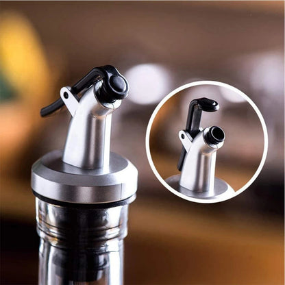 Tutup Botol - Stopper Multifungsi / Penutup Dispenser Penuang Minyak Goreng Sirup Kecap Saus Salad / Tutup Botol Kaca Plastik Jus Syrup Cuka Wine Stopper Bottle Auto Flip / Penutup Minuman Serbaguna