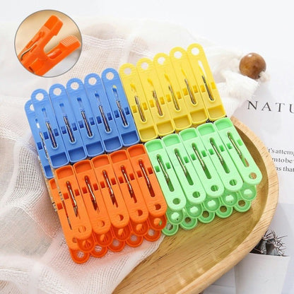 Jepitan Jemuran Baju (isi 20pcs) / Holder Plastik Warna Jepit Jemur Cucian Rumah Tangga Laundry Loundry Pengering Pakaian Cuci Selampe Sapu Tangan Celemek Kaus Kaki Celana Dalam Underwear Bra Dasi Boxer Manset Anak Bayi baby Dewasa Kuat Kokoh Tahan Lama
