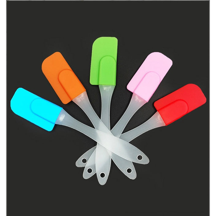 Spatula Silicone Alat Aduk Adonan Kue Anti Lengket Food Grade Elastis Tahan Panas Oles Cake Silikon