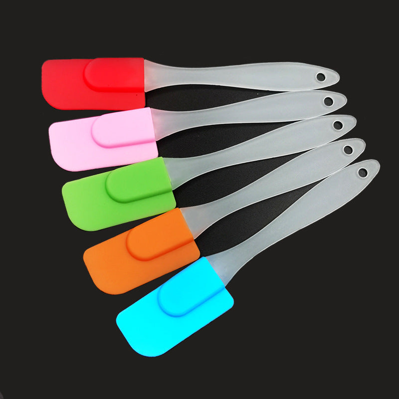 Spatula Silicone Alat Aduk Adonan Kue Anti Lengket Food Grade Elastis Tahan Panas Oles Cake Silikon