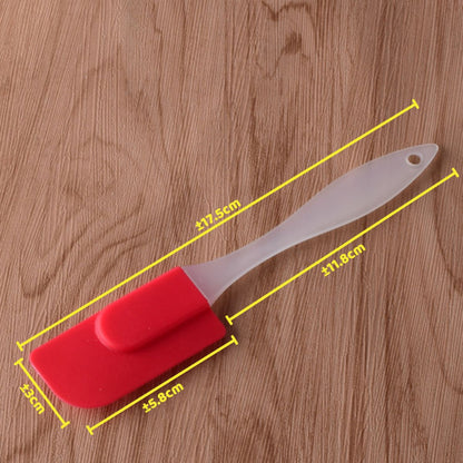 Spatula Silicone Alat Aduk Adonan Kue Anti Lengket Food Grade Elastis Tahan Panas Oles Cake Silikon