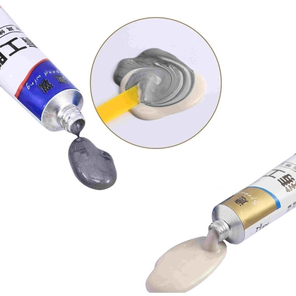 LEM EPOXY AB 20 Gram / Lem Penambal Besi 2 Komponen Lem Campur Tahan Panas Waterproof Lem Besi Super Kuat Tahan Benturan Resin Glue
