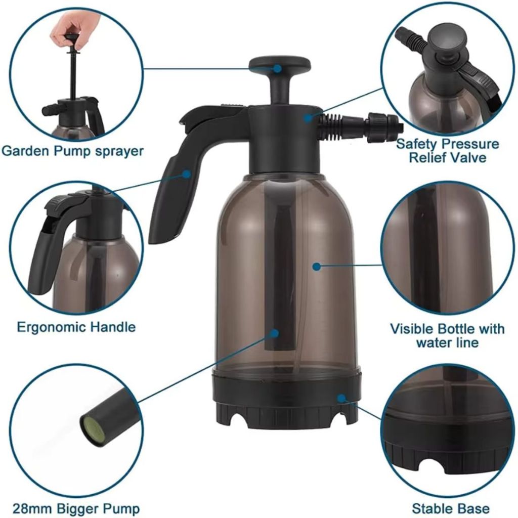 Alat Semprot Cuci Motor Mobil Salju 2L / Snow Wash Sprayer Proffesional / Pompa Tangan Manual Penyemprot Pembersih Penghilang Kotoran Pencuci Kendaraan Jendela Serbaguna