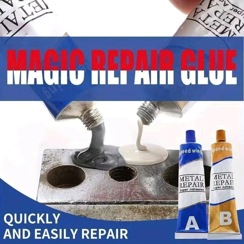 LEM EPOXY AB 20 Gram / Lem Penambal Besi 2 Komponen Lem Campur Tahan Panas Waterproof Lem Besi Super Kuat Tahan Benturan Resin Glue