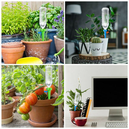 Alat Tetes Tanaman Penyiram Otomatis Corong Tancap Botol Bekas Air Mineral / Garden Irrigation Cone Water Drops / Infus Kran Air Pot Bunga Taman Irigasi Kebun Keran Putar Bahan Berkualitas Anti Patah Multifungsi