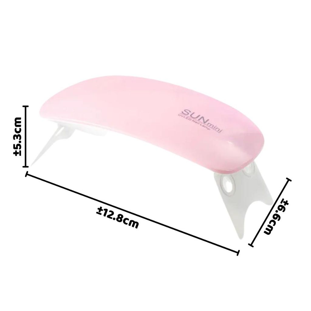 Nail Dryer Pengering Kutek LED / Alat Keringin Cat Kuku Gel Bahan ABS / Nail Polish Dryer Art / Lampu Sinar Ultraviolet Smart LED Perawatan Manicure Pedicure Kaki Tangan Kutek Gel Warna Glitter Magnetic Extention Portable Colok Powerbank Sunmini
