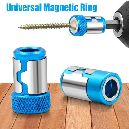 Ring Magnet Obeng Cincin Magnetik Ekstensi Bit Obeng Heksagonal 6,35mm 1/4 inci Elektrik Pasang Lepas Sekrup Baut Mur Paku Konversi Pasang Peralatan Logam Hexagonal 6.35 mm 1/4inch