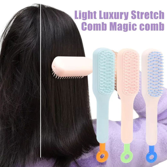 Sisir Rambut Anti Kusut Magic Comb Sisir Praktis Anti Rontok Sisir Tarik Lembut