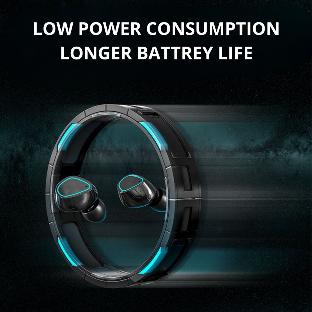 Earphone Bluetooth TWS M30Pro With Powerbank And Flashlight Charging Case / Wireless Headset Bass Stereo In-Ear Handsfree Earbuds LED Display Microphone Running Olahraga Sepeda Hiking Fitness Tombol Play Plause Call Volume Next M30 Pro