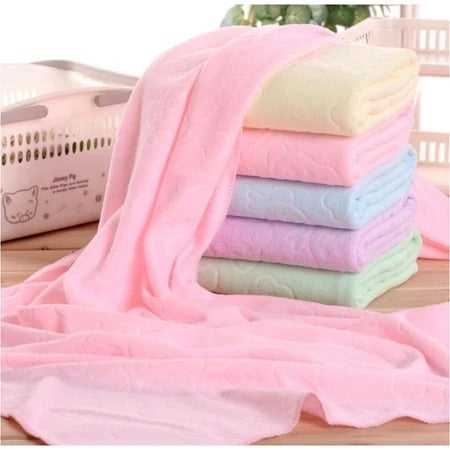 Handuk Muka Tangan Microfiber Motif Bear 30x60 / Towel Sapu Tangan Mini Mikrofiber Bulu Halus Lembut Cepat Kering Multifungsi