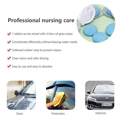 Sabun Wiper Kaca Mobil / Tablet Pembersih Kaca Mobil Pil Obat Jamur Multifungsi