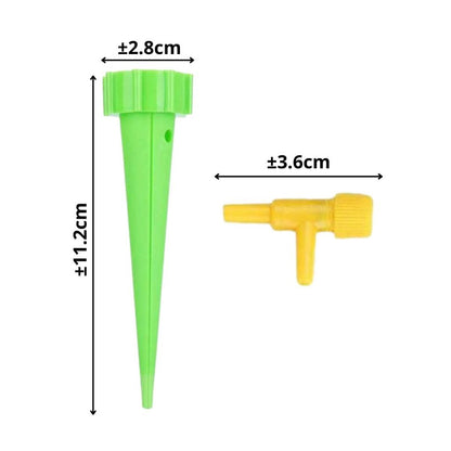 Alat Tetes Tanaman Penyiram Otomatis Corong Tancap Botol Bekas Air Mineral / Garden Irrigation Cone Water Drops / Infus Kran Air Pot Bunga Taman Irigasi Kebun Keran Putar Bahan Berkualitas Anti Patah Multifungsi