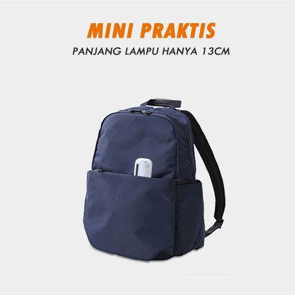 Lampu + Senter Emergency 7677 2in1 / Lentera Penerang Jarak Jauh Rechargeable Flashlight Torch Light Super Terang / Lamp LED Pencahayaan Darurat Untuk Camping Hiking Piknik Memancing Tahan Lama Multifungsi Lampu Darurat