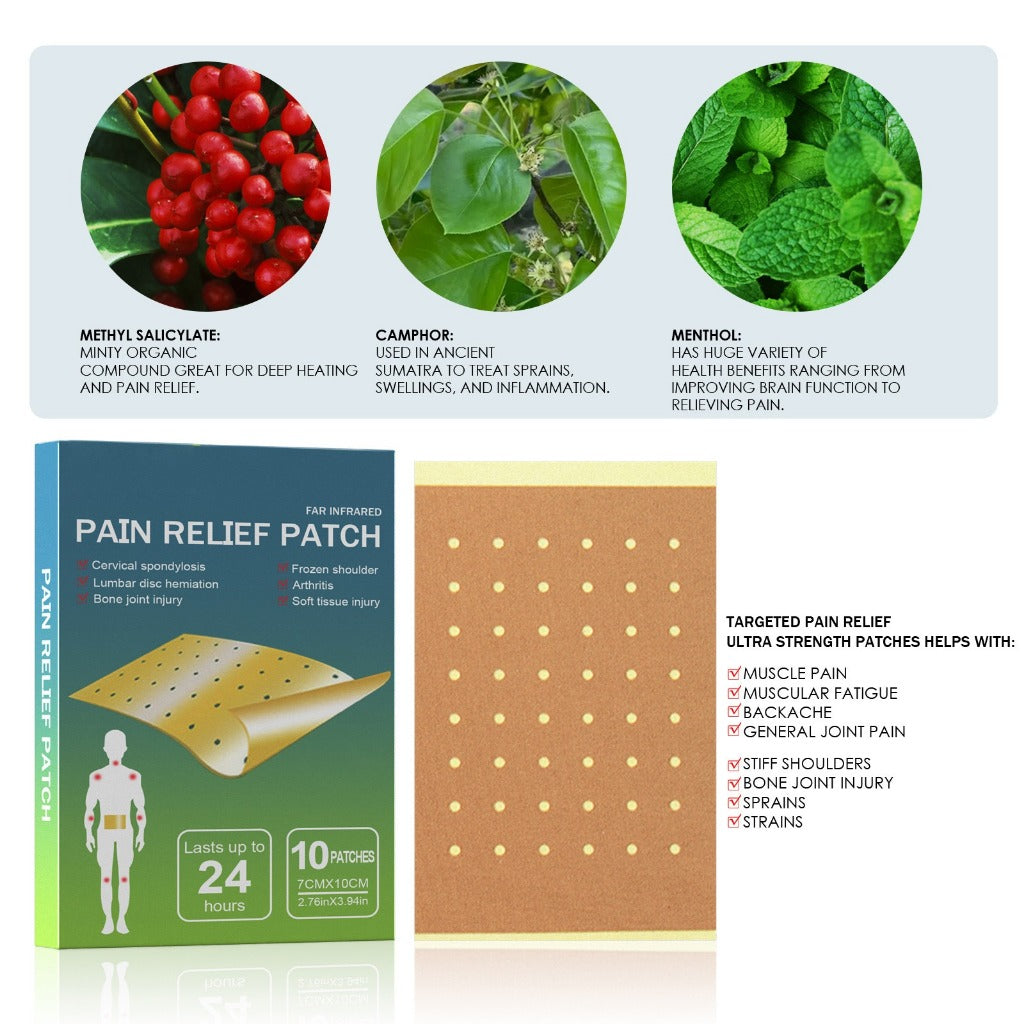 Koyo Herbal Pain Relief Patch Obat Pegal Cedera Otot Nyeri Sendi Tulang Leher Bahu Kepala Punggung Pinggang Lutut Pergelangan Tangan Kaki Koyok Perban Hangat Lembar Salonpas Import China Detox Pereda Sakit Aliran Darah