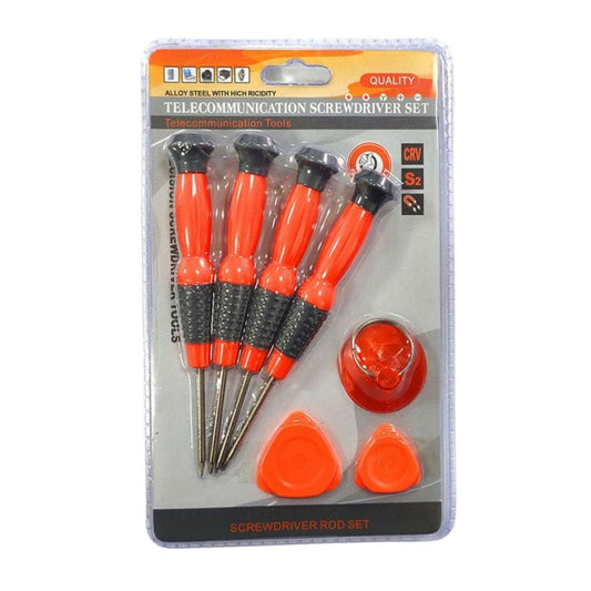 Obeng HP 7in1 - Set Alat Perkakas Perlengkapan Service Komputer Laptop Kamera Jam Tangan Handphone Drone HP Radio Printer Elektronik Serbaguna / Screwdriver Bits Hardware Tools 7pcs / Peralatan Tangan Pembuka Baut Multifungsi Obeng Segitiga