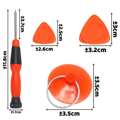 Obeng HP 7in1 - Set Alat Perkakas Perlengkapan Service Komputer Laptop Kamera Jam Tangan Handphone Drone HP Radio Printer Elektronik Serbaguna / Screwdriver Bits Hardware Tools 7pcs / Peralatan Tangan Pembuka Baut Multifungsi Obeng Segitiga