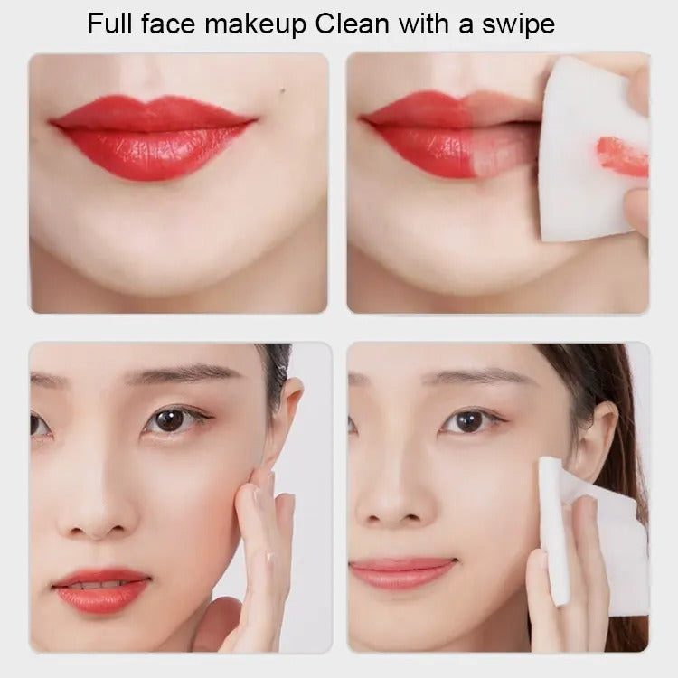 Kapas Make Up Tipis (Isi 25 Lembar) Facial Cleansing Cotton Toner Pembersih Wajah Pengangkat Kotoran Bedak Eyeshadow Eyeliner Lipstik Mascara / Tissue Makeup Skincare Halus Lembut Serap Air Motif Karakter Lucu Kecantikan Traveling Remover Pack Mini Travel