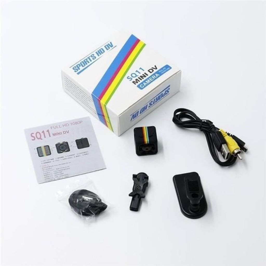 Spy Camera Mini DVR SQ11 / Kamera Action Video Recorder Sport SQ-11 Full HD 1080P 12MP Night Vision Murah