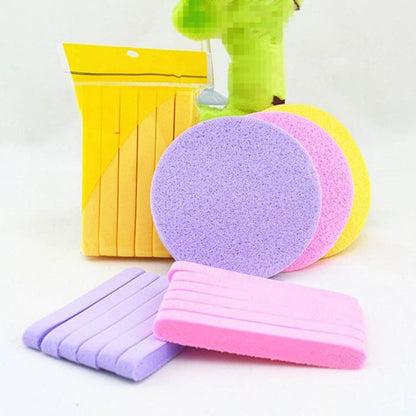 Spons Pembersih Wajah Isi 12pcs / Facial Sponge Stick / Spon Cuci Muka Busa Lembut Halus Pengangkat Makeup