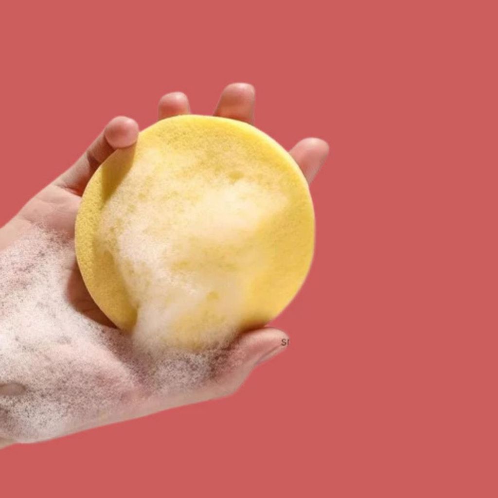Spons Pembersih Wajah Isi 12pcs / Facial Sponge Stick / Spon Cuci Muka Busa Lembut Halus Pengangkat Makeup