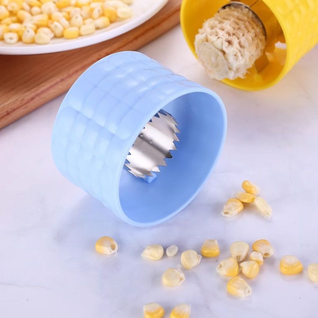 Alat Pengupas Jagung Bulat / Corn Peeler Putar Manual / Parutan Perontok Biji Jagung Praktis Cepat Efisien Berkualitas