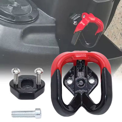 Gantungan Motor 2 Cabang / Hook Model Kupu-Kupu / Kait Tas & Helm Cantelan Barang Tahan Lama Kuat Berkualitas