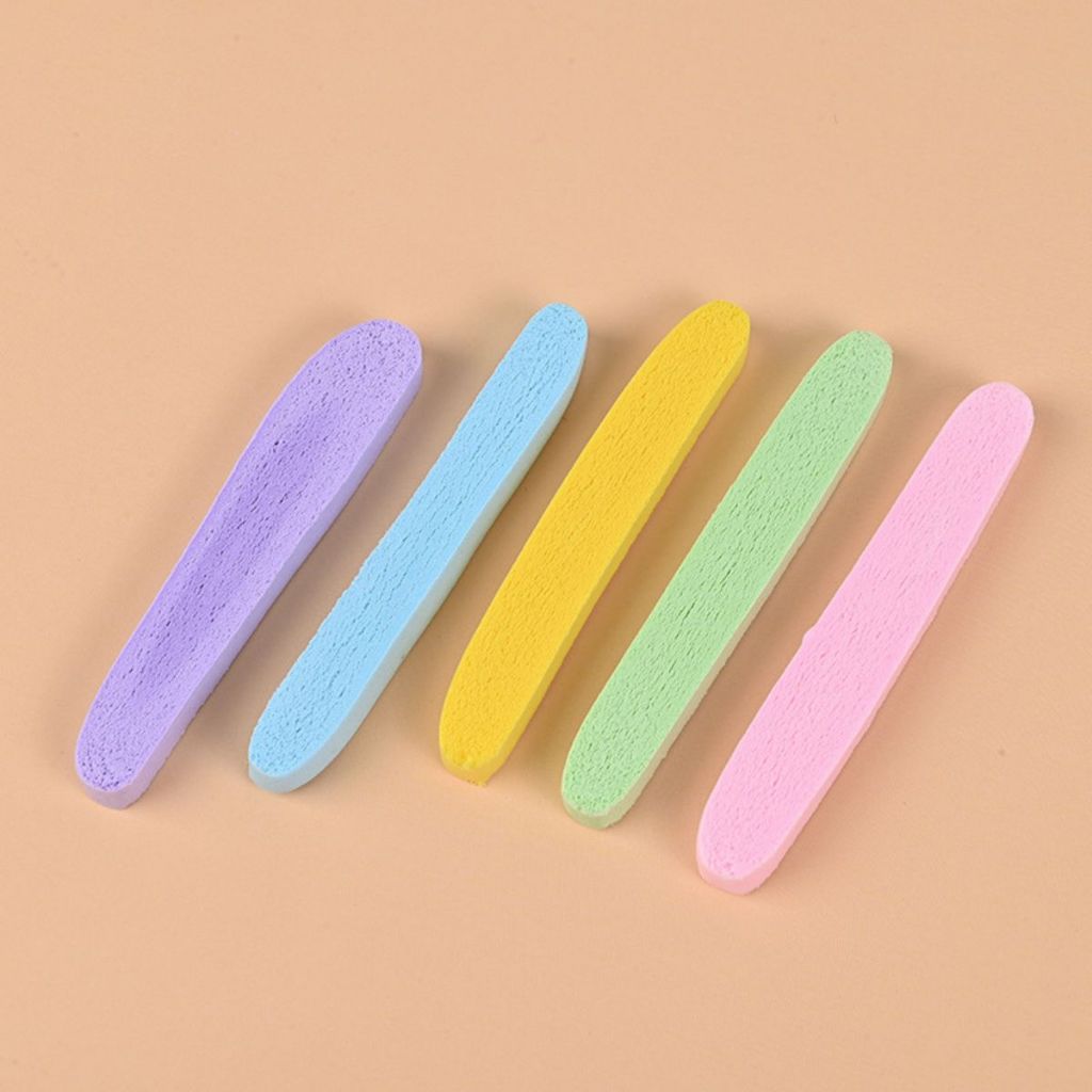 Spons Pembersih Wajah Isi 12pcs / Facial Sponge Stick / Spon Cuci Muka Busa Lembut Halus Pengangkat Makeup