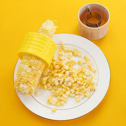 Alat Pengupas Jagung Bulat / Corn Peeler Putar Manual / Parutan Perontok Biji Jagung Praktis Cepat Efisien Berkualitas