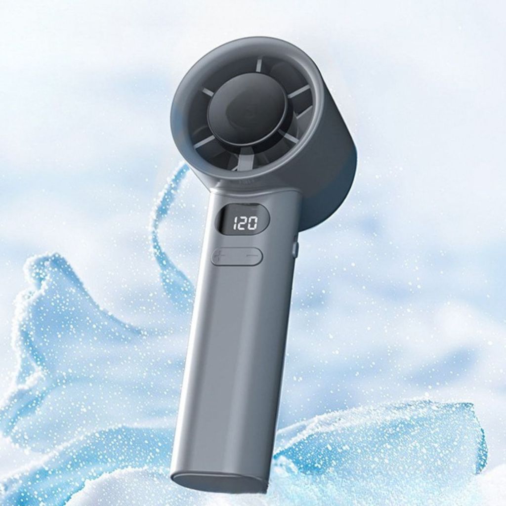 Kipas Angin Turbo LED / Mini Fan Portable 120 Speed Wind Rechargeable Tahan Lama Travel Size Untuk Olahraga Konser