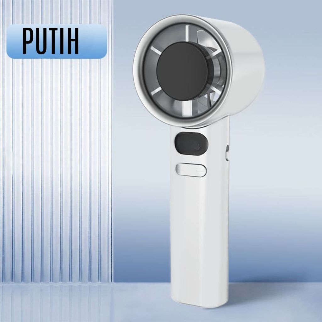 Kipas Angin Turbo LED / Mini Fan Portable 120 Speed Wind Rechargeable Tahan Lama Travel Size Untuk Olahraga Konser