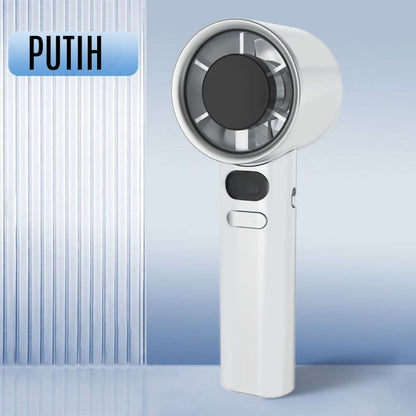 Kipas Angin Turbo LED / Mini Fan Portable 120 Speed Wind Rechargeable Tahan Lama Travel Size Untuk Olahraga Konser