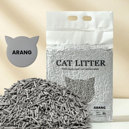 Pasir Gumpal Kucing Organic 6 Liter Master Tofu Soya CAMPUR Cat Litter Penyaring Kotoran Hewan Anjing Bebas Debu Wangi Tahan Lama