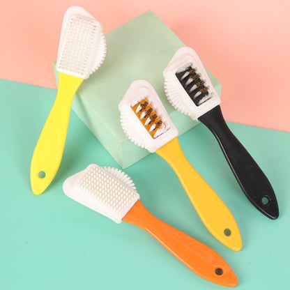 Sikat Sepatu 4IN1 Suede Shoe Brush/Pembersih Nubuck Boot Kain Tas Kulit/Pengangkat Kotoran Serbaguna