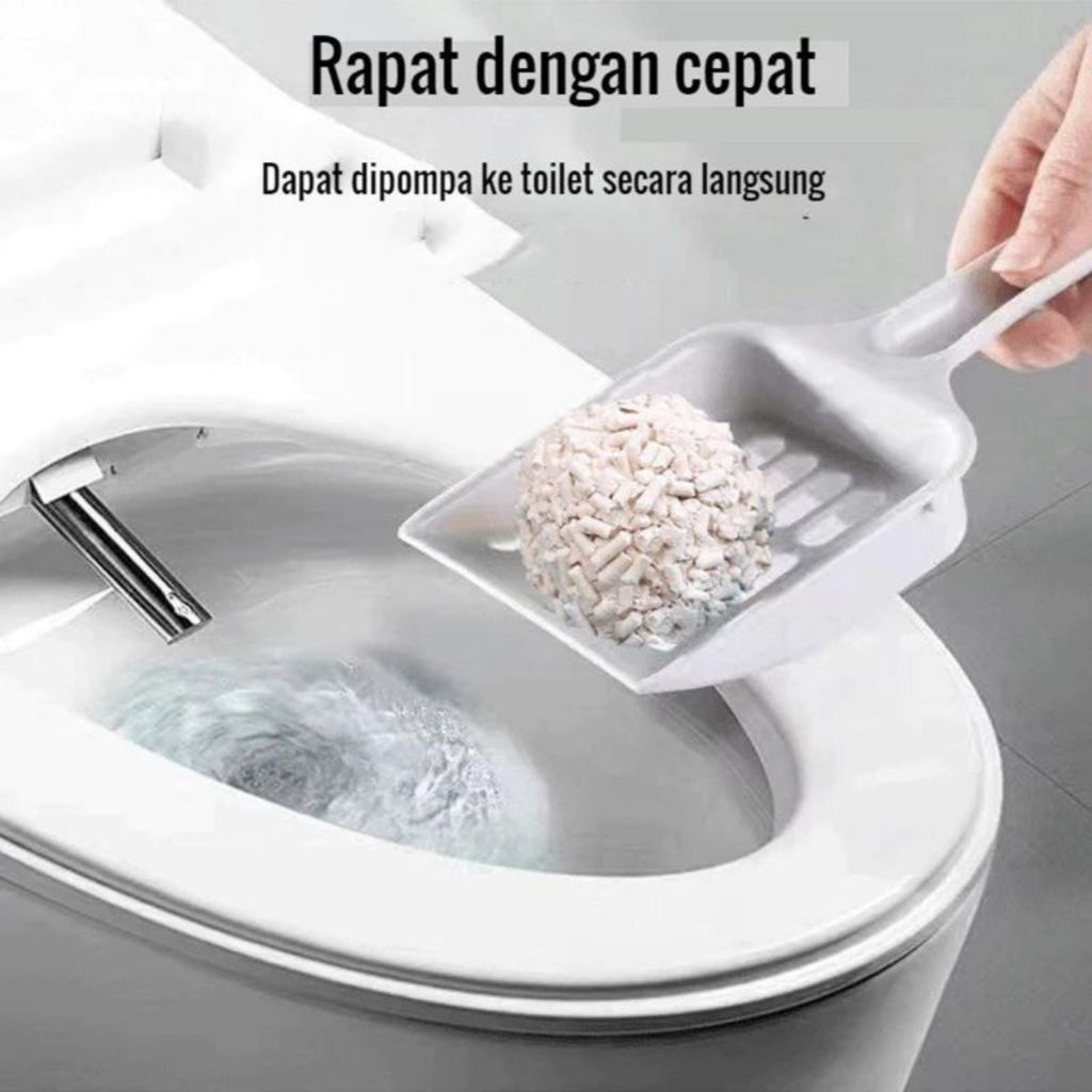 Pasir Gumpal Kucing Organic 6 Liter Master Tofu Soya CAMPUR Cat Litter Penyaring Kotoran Hewan Anjing Bebas Debu Wangi Tahan Lama