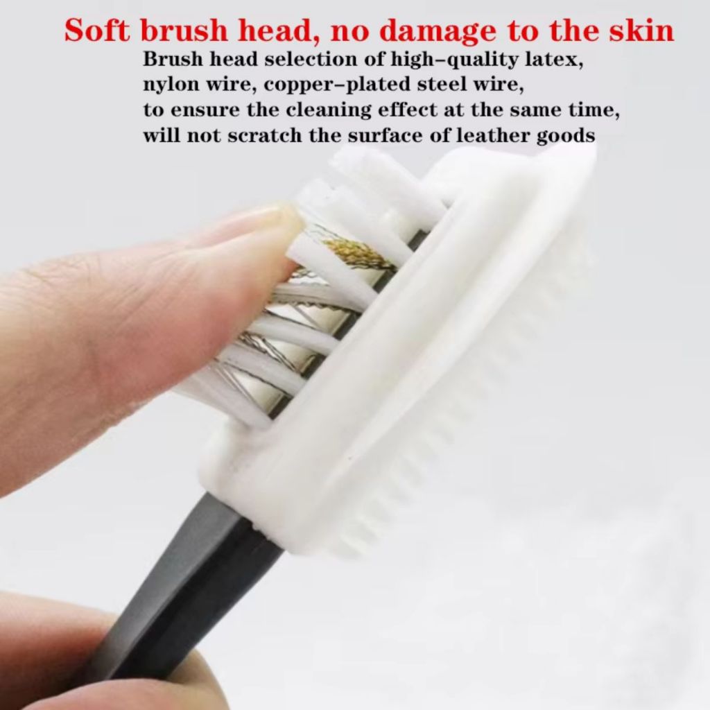 Sikat Sepatu 4IN1 Suede Shoe Brush/Pembersih Nubuck Boot Kain Tas Kulit/Pengangkat Kotoran Serbaguna