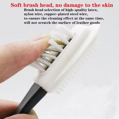 Sikat Sepatu 4IN1 Suede Shoe Brush/Pembersih Nubuck Boot Kain Tas Kulit/Pengangkat Kotoran Serbaguna