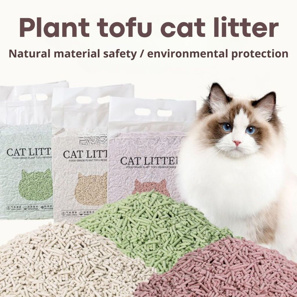 Pasir Gumpal Kucing Organic 6 Liter Master Tofu Soya CAMPUR Cat Litter Penyaring Kotoran Hewan Anjing Bebas Debu Wangi Tahan Lama