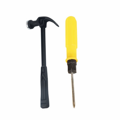Obeng + Palu 2pcs / Tool Kit Set Alat Pembuka Sekrup Penghancur Tembok Pencabut Paku Perkakas Multifungsi