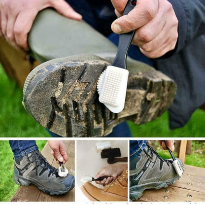 Sikat Sepatu 4IN1 Suede Shoe Brush/Pembersih Nubuck Boot Kain Tas Kulit/Pengangkat Kotoran Serbaguna