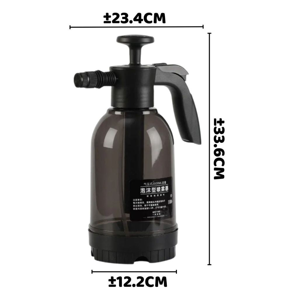 Alat Semprot Cuci Motor Mobil Salju 2L / Snow Wash Sprayer Proffesional / Pompa Tangan Manual Penyemprot Pembersih Penghilang Kotoran Pencuci Kendaraan Jendela Serbaguna