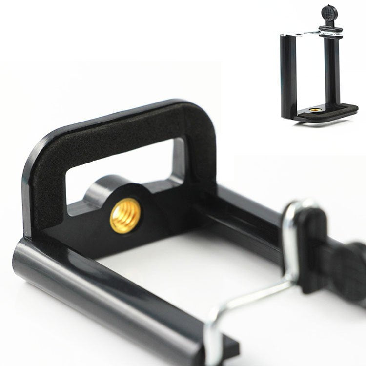 Holder U Tripod Fotografi / Clip Bracket Hp Putar 360° /Jepitan Dudukan Handphone Tarik Universal