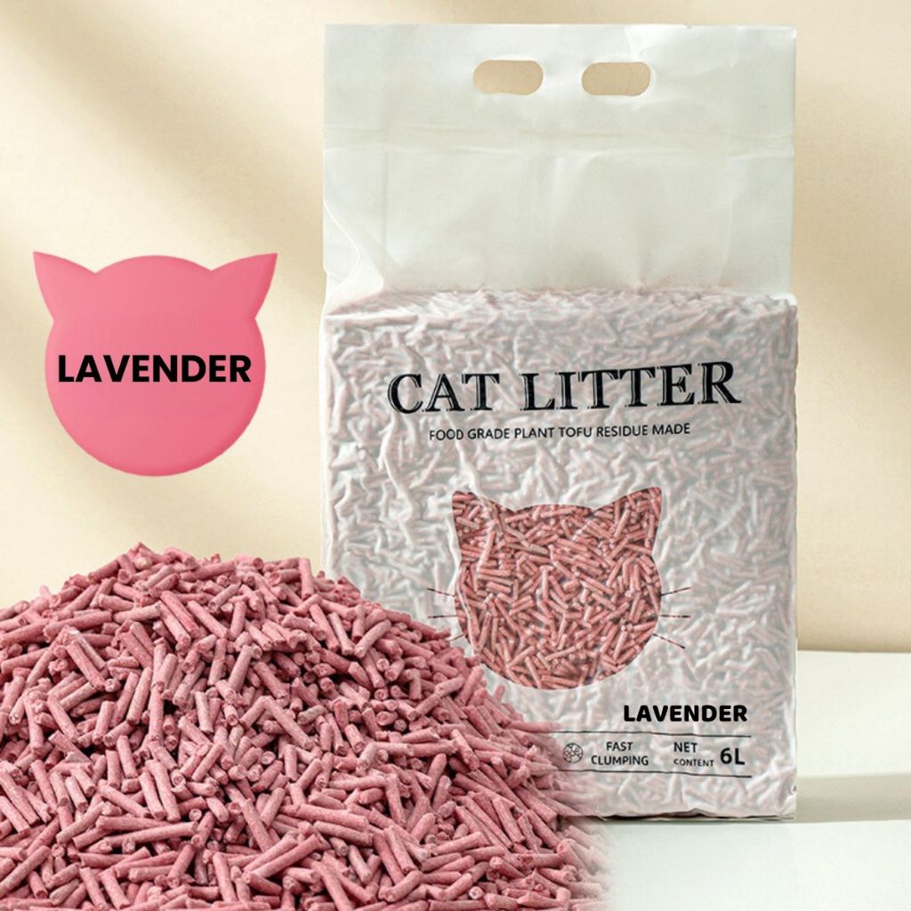 Pasir Gumpal Kucing Organic 6 Liter Master Tofu Soya CAMPUR Cat Litter Penyaring Kotoran Hewan Anjing Bebas Debu Wangi Tahan Lama