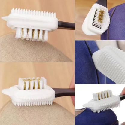 Sikat Sepatu 4IN1 Suede Shoe Brush/Pembersih Nubuck Boot Kain Tas Kulit/Pengangkat Kotoran Serbaguna