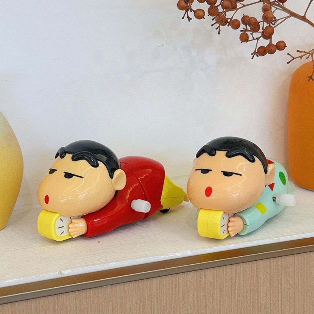 Mainan Shinchan Putar Bisa Gerak/Figure Crayon Shincan Dynamic Life/Ornamen Sincan Dekorasi Ruangan