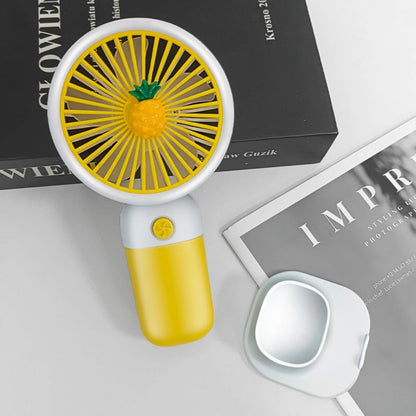 Kipas Angin Genggam Motif Buah 2in1 / Handy Mini Fan USB Portable / Kipas Rechargeable Outdoor Murah