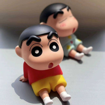 Phone Holder Crayon Shinchan / Sincan Figure Toys / Penyangga Sandaran HP Tablet Pajangan Meja Lucu